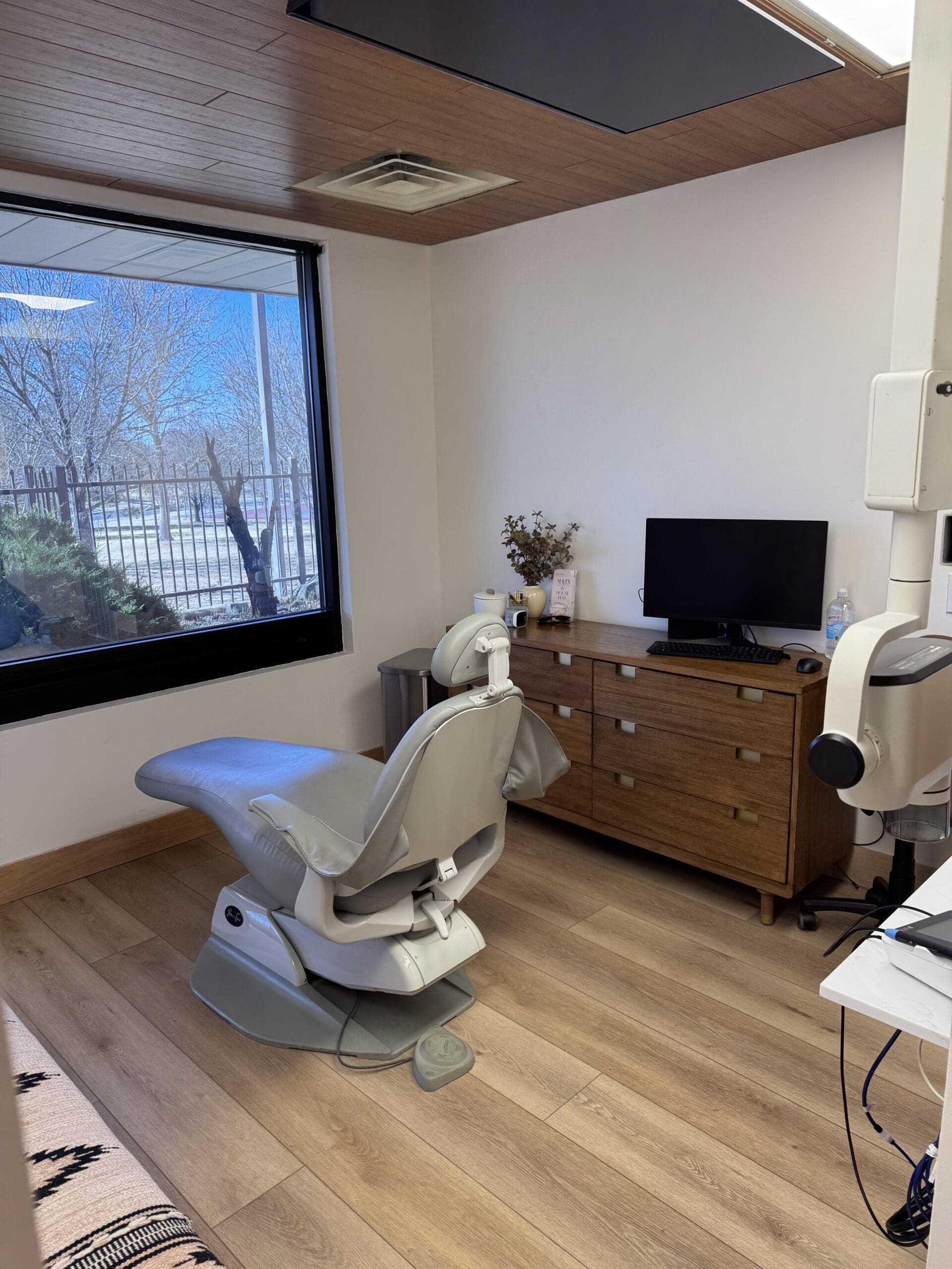 Chair in Dental Office for teeth cleanings in Albuquerque at Maven Dentistry