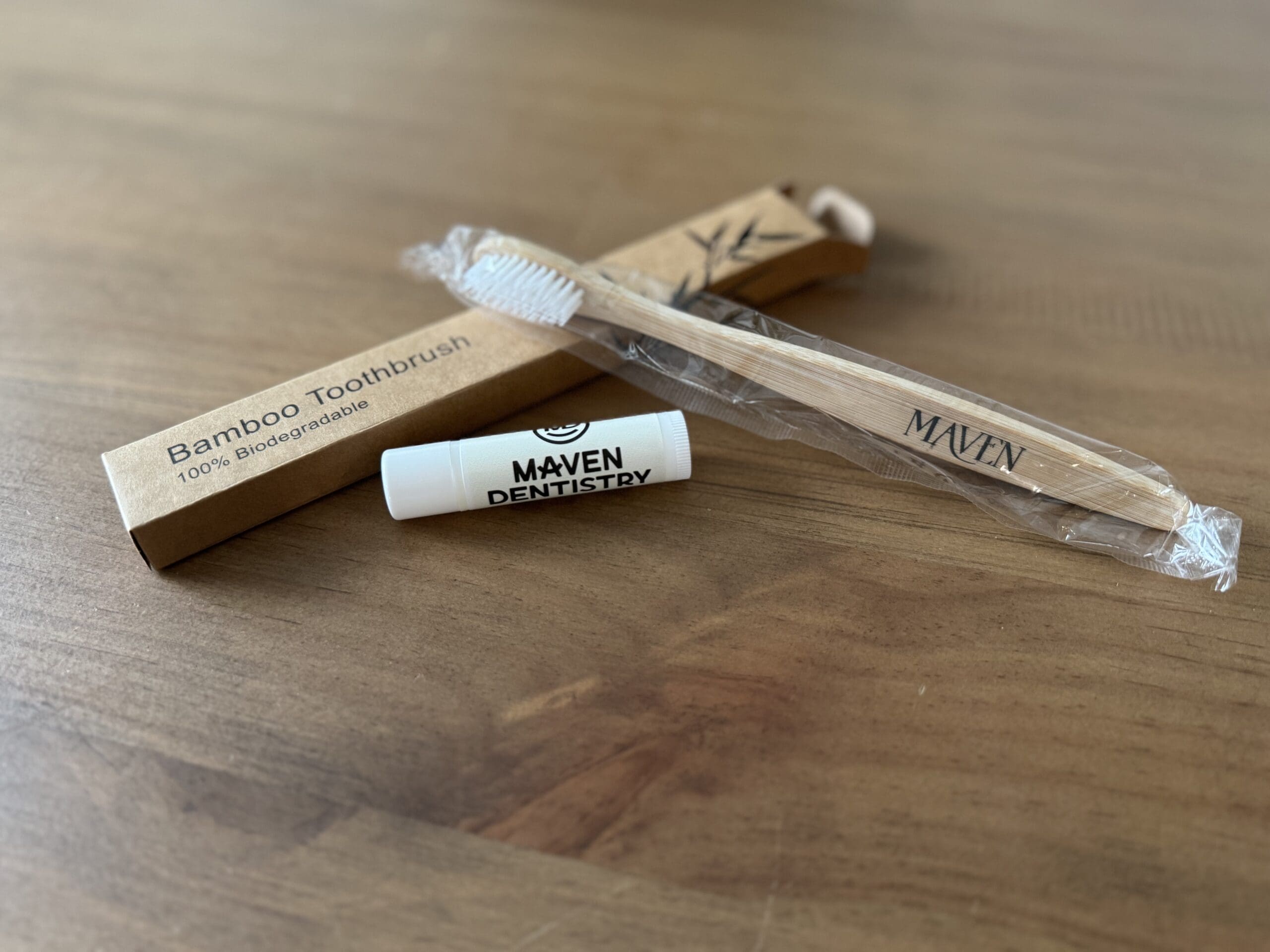 Bamboo Toothbrush Set