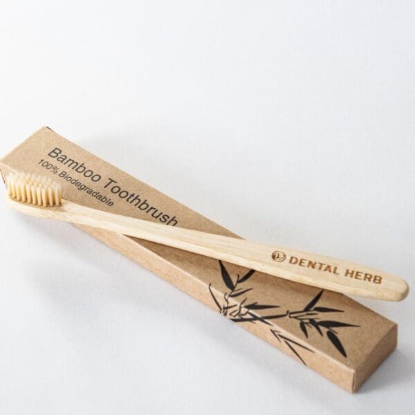Single Bamboo Toothbrush from Dental Herb